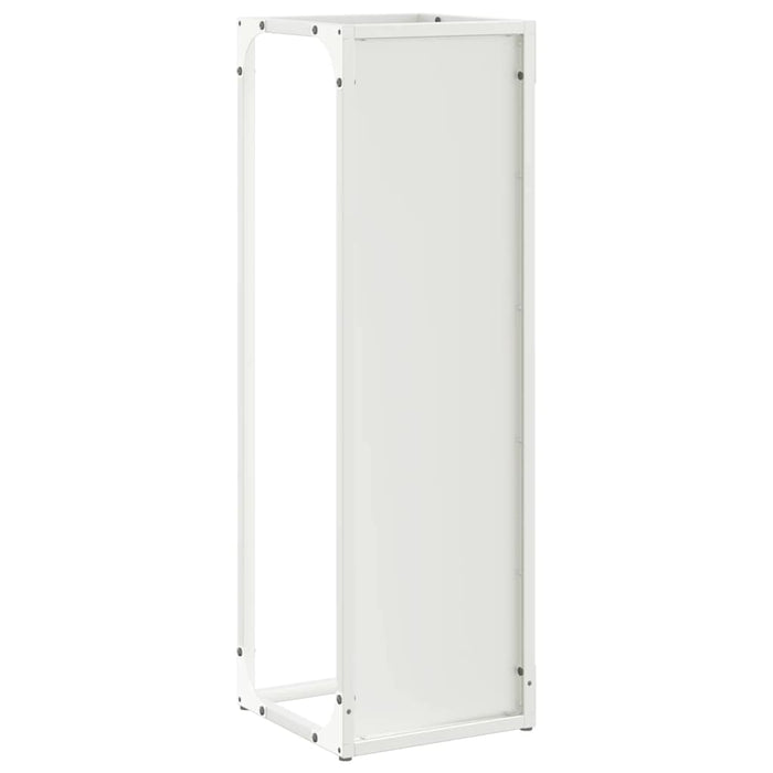 Suport pentru lemne de foc alb 25x25x80 cm Oțel laminat la rece - WALTI WALTI