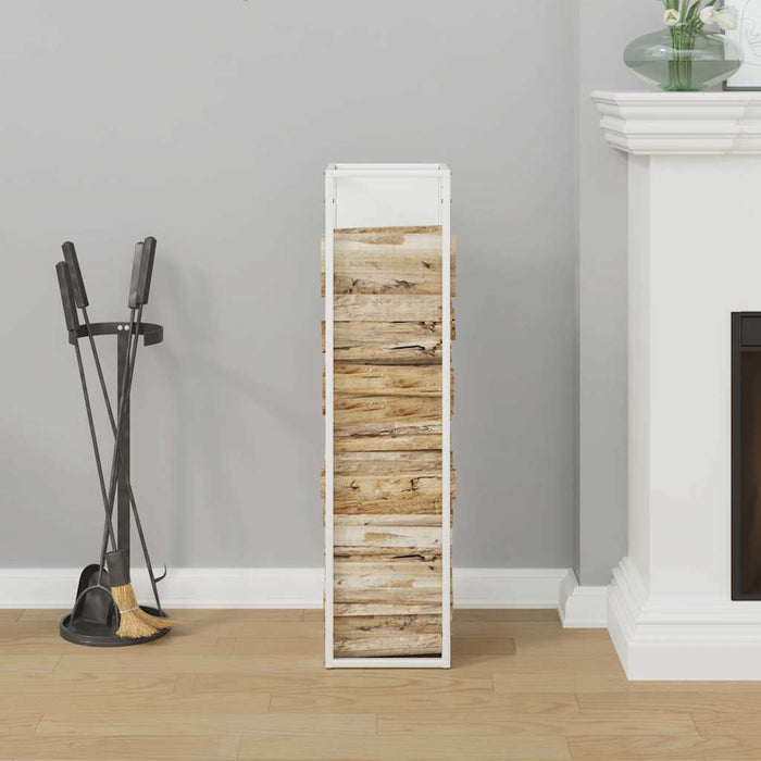 Suport pentru lemne de foc alb 25x25x100cm Oțel laminat la rece - WALTI WALTI