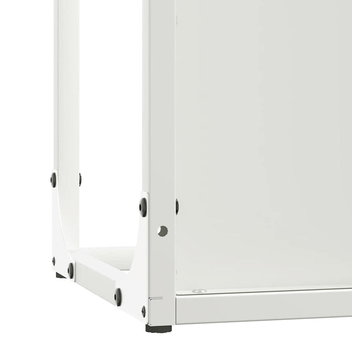 Suport pentru lemne de foc alb 25x25x100cm Oțel laminat la rece - WALTI WALTI