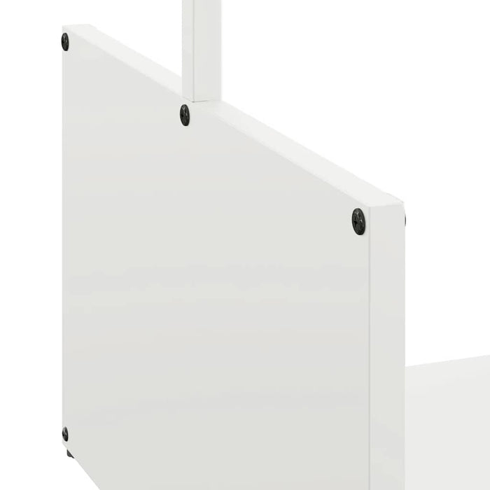 Suport pentru lemne de foc alb 40x40x40 cm Oțel laminat la rece - WALTI WALTI