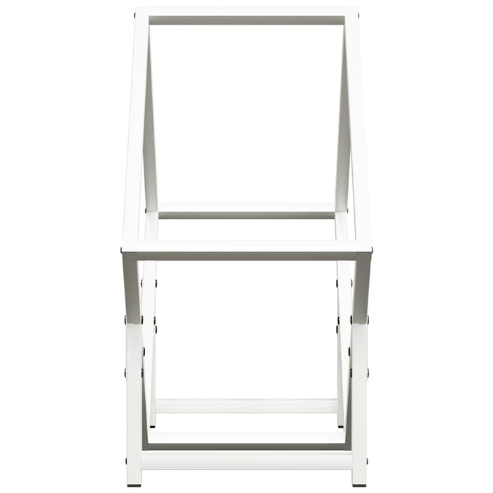 Suport pentru lemne de foc alb 50x25x50 cm Oțel laminat la rece - WALTI WALTI