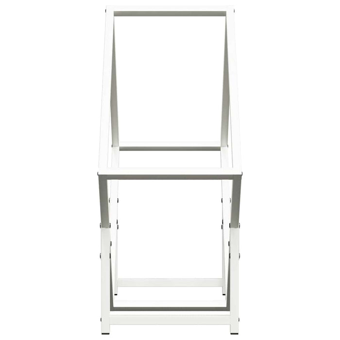 Suport pentru lemne de foc alb 60x25x60 cm Oțel laminat la rece - WALTI WALTI