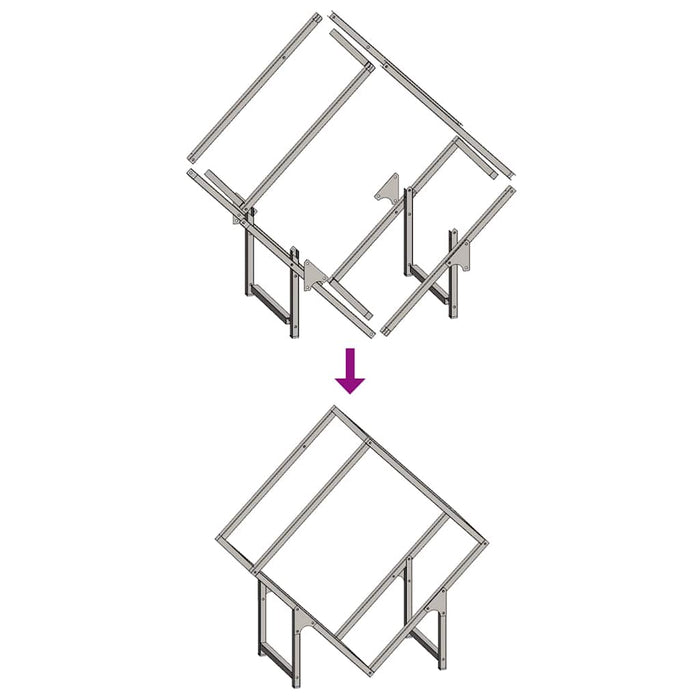 Suport pentru lemne de foc alb 60x25x60 cm Oțel laminat la rece - WALTI WALTI