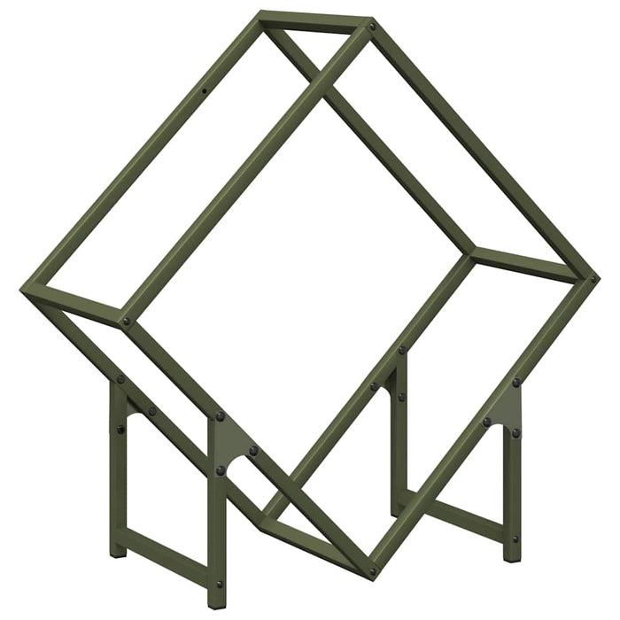 Suport pentru lemne de foc Verde măsline Oțel laminat la rece - WALTI WALTI