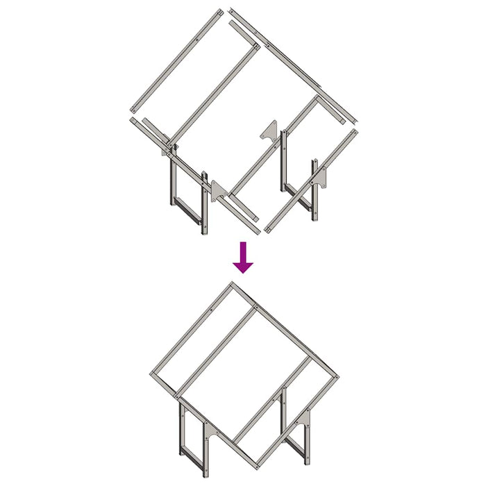 Suport pentru lemne de foc Verde măsline Oțel laminat la rece - WALTI WALTI
