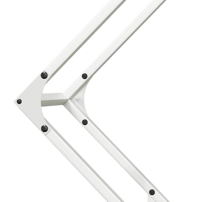 Suport pentru lemne de foc alb 80x25x80 cm Oțel laminat la rece - WALTI WALTI