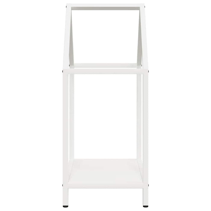 Suport pentru lemne de foc alb 40x25x60 cm Oțel laminat la rece - WALTI WALTI