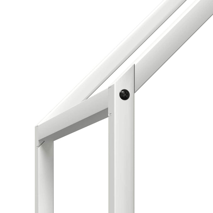 Suport pentru lemne de foc alb 60x25x60 cm Oțel laminat la rece - WALTI WALTI