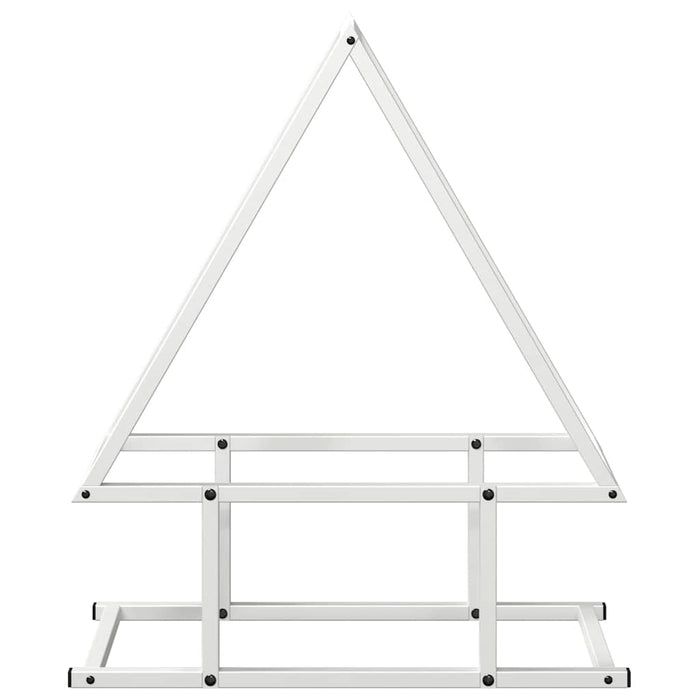 Suport pentru lemne de foc alb 50x25x60 cm Oțel laminat la rece - WALTI WALTI