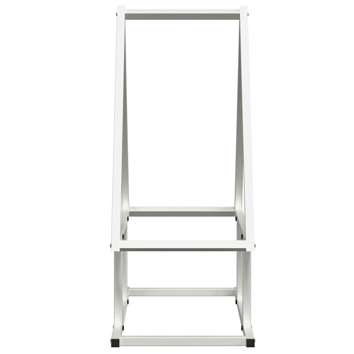 Suport pentru lemne de foc alb 50x25x60 cm Oțel laminat la rece - WALTI WALTI
