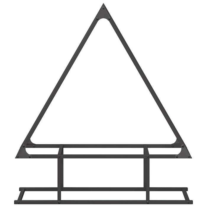 Suport pentru lemne de foc negru Oțel laminat la rece - WALTI WALTI