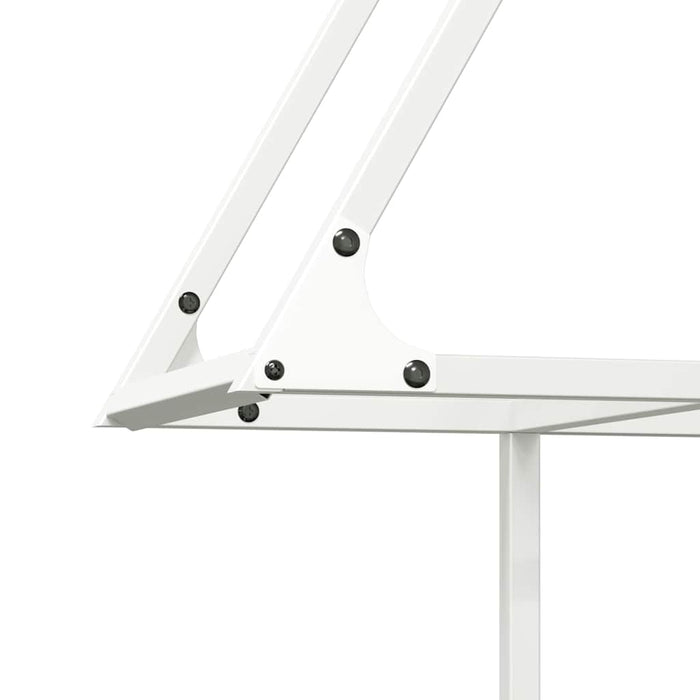 Suport pentru lemne de foc alb 80x25x90 cm Oțel laminat la rece - WALTI WALTI