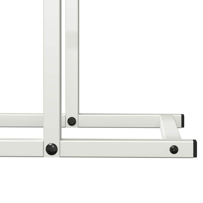 Suport pentru lemne de foc alb 80x25x90 cm Oțel laminat la rece - WALTI WALTI