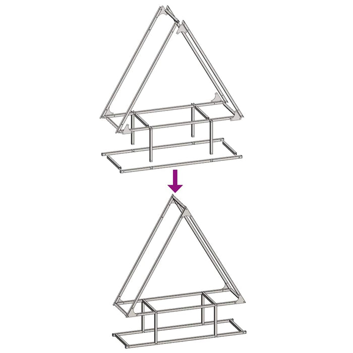Suport pentru lemne de foc alb 80x25x90 cm Oțel laminat la rece - WALTI WALTI
