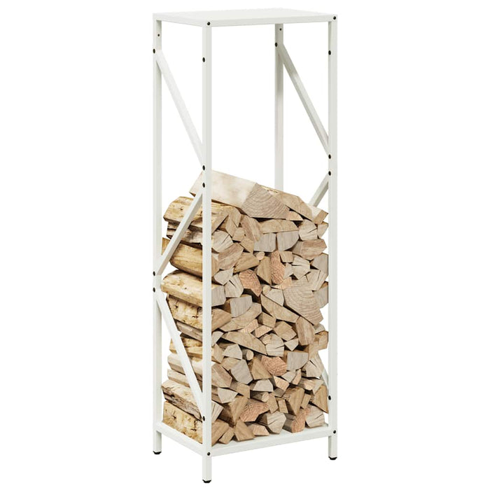 Suport pentru lemne de foc alb 34x25x100cm Oțel laminat la rece - WALTI WALTI