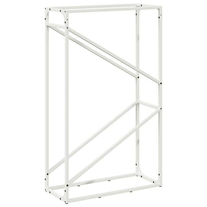 Suport pentru lemne de foc alb 60x25x100cm Oțel laminat la rece - WALTI WALTI