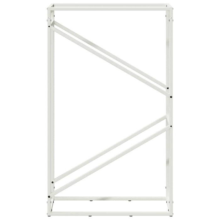 Suport pentru lemne de foc alb 60x25x100cm Oțel laminat la rece - WALTI WALTI