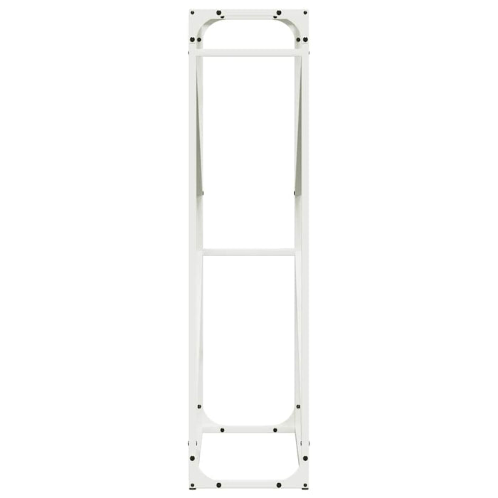Suport pentru lemne de foc alb 60x25x100cm Oțel laminat la rece - WALTI WALTI