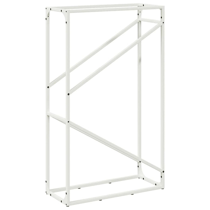 Suport pentru lemne de foc alb 60x25x100cm Oțel laminat la rece - WALTI WALTI