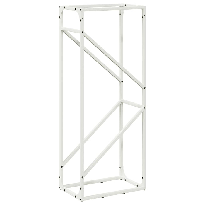 Suport pentru lemne de foc alb 40x25x100cm Oțel laminat la rece - WALTI WALTI