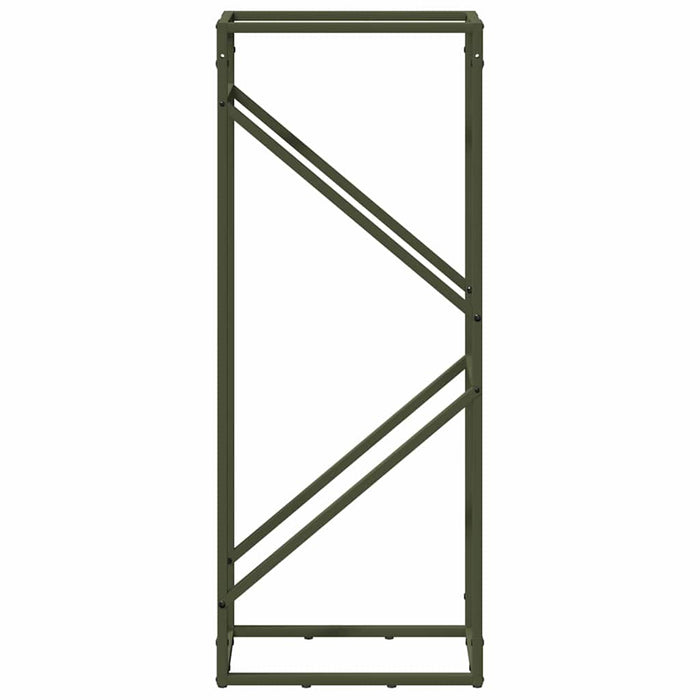 Suport pentru lemne de foc Verde măsline Oțel laminat la rece - WALTI WALTI