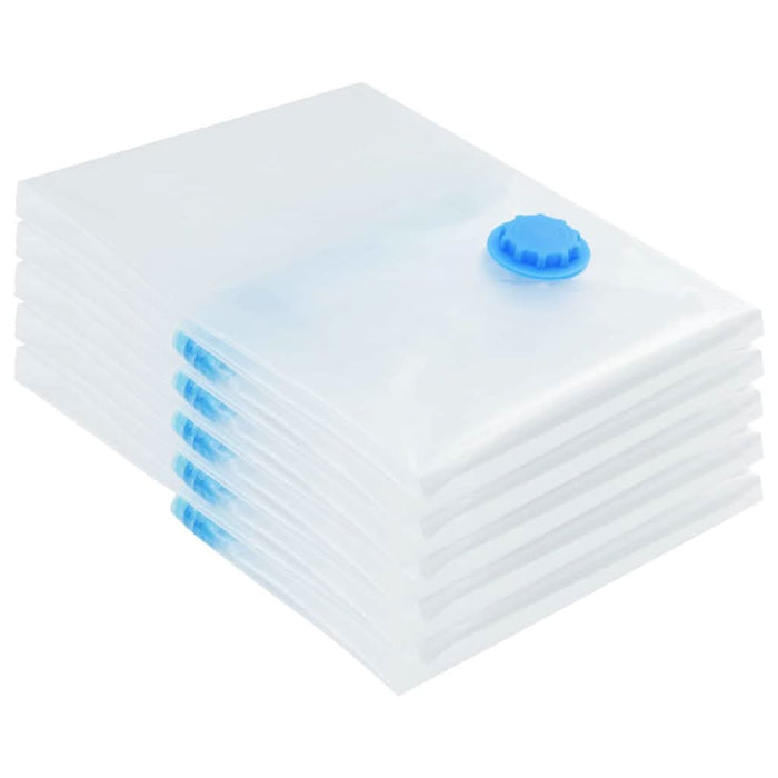 Pungi de stocare 5 pcs Transparent și Albastru 70 x 50 cm - WALTI WALTI