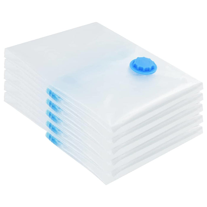 Pungi de stocare 5 pcs Transparent și Albastru 60 x 40 cm - WALTI WALTI