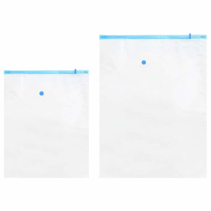 Pungi de stocare 5 pcs Transparent și Albastru 130 x 100 cm - WALTI WALTI