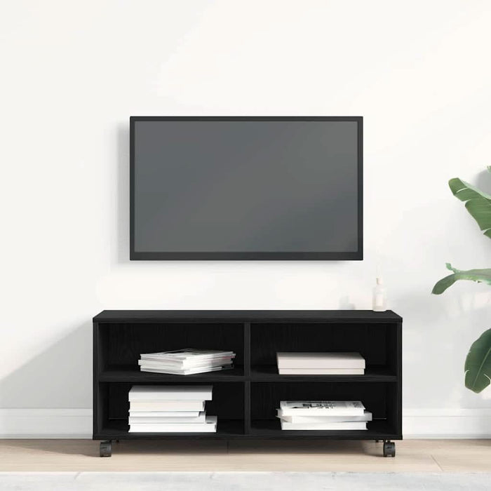 Cabinet TV Negru 90 x 35 x 35 cm Lemn compozit - WALTI WALTI