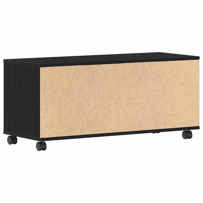 Cabinet TV Negru 90 x 35 x 35 cm Lemn compozit - WALTI WALTI
