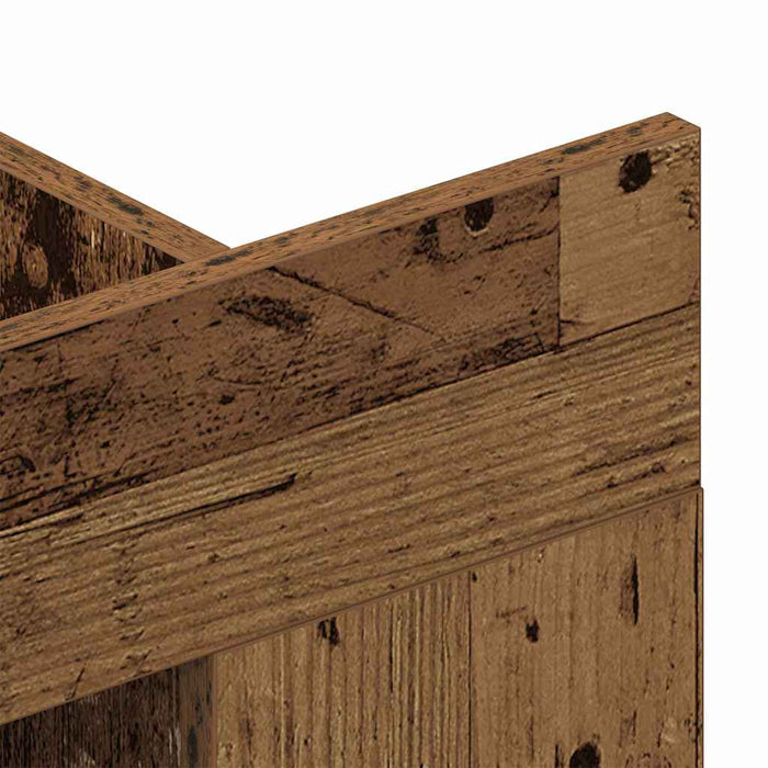 Cabinet TV Pe perete Lemn vechi 152 x 22 x 113 cm Lemn compozit - WALTI WALTI
