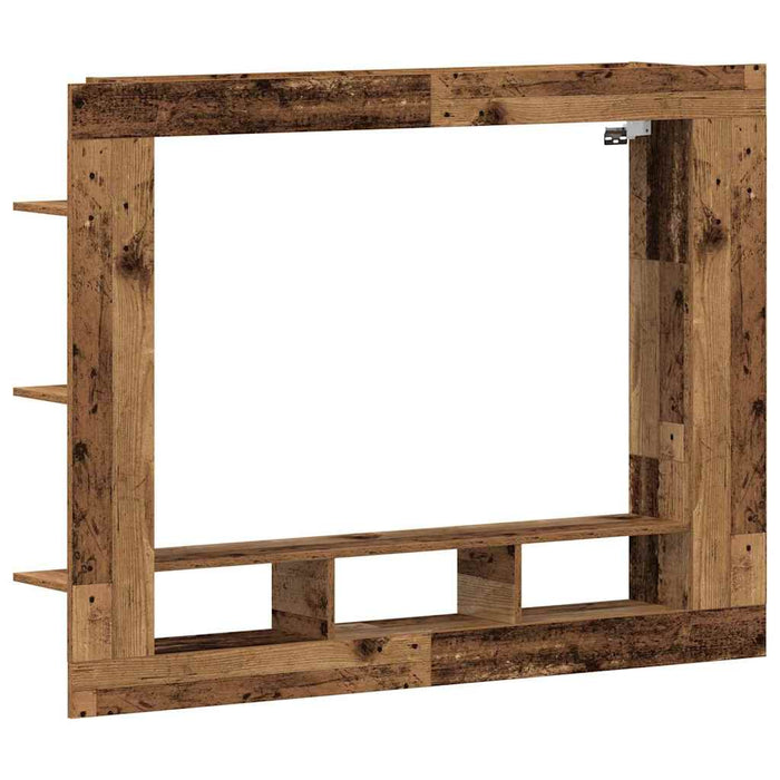 Cabinet TV Pe perete Lemn vechi 152 x 22 x 113 cm Lemn compozit - WALTI WALTI
