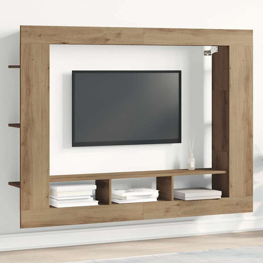 Cabinet TV stejar artizanal 152 x 22 x 113 cm Lemn compozit - WALTI WALTI