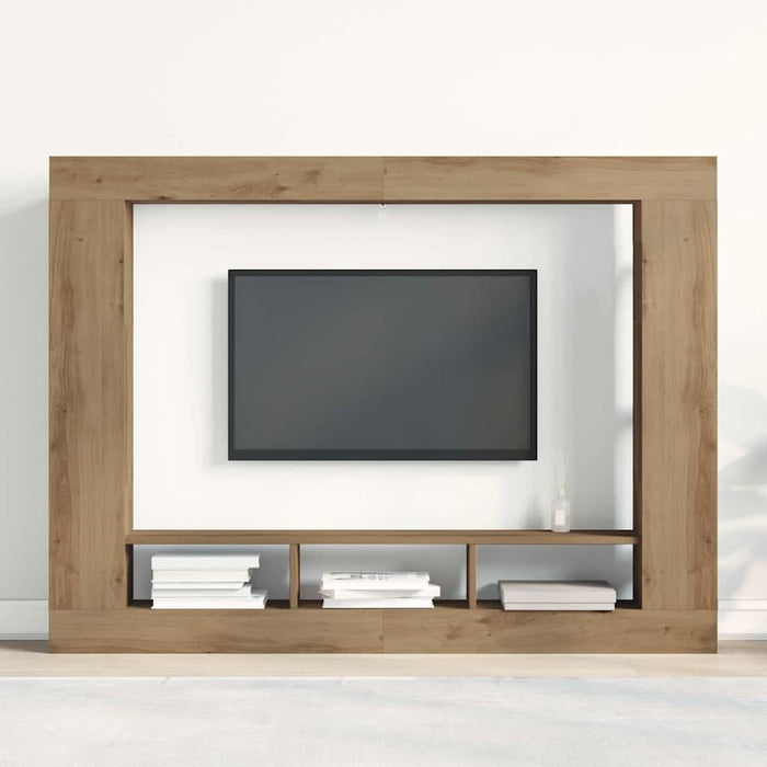 Cabinet TV stejar artizanal 152 x 22 x 113 cm Lemn compozit - WALTI WALTI