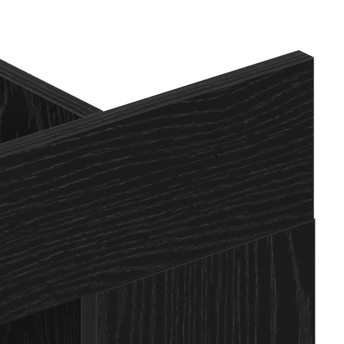 Cabinet TV Stejar negru 152 x 22 x 113 cm Lemn compozit - WALTI WALTI