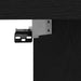 Cabinet TV Stejar negru 152 x 22 x 113 cm Lemn compozit - WALTI WALTI