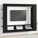 Cabinet TV Stejar negru 152 x 22 x 113 cm Lemn compozit - WALTI WALTI
