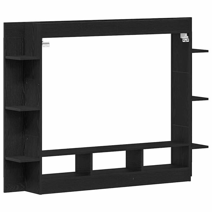 Cabinet TV Stejar negru 152 x 22 x 113 cm Lemn compozit - WALTI WALTI