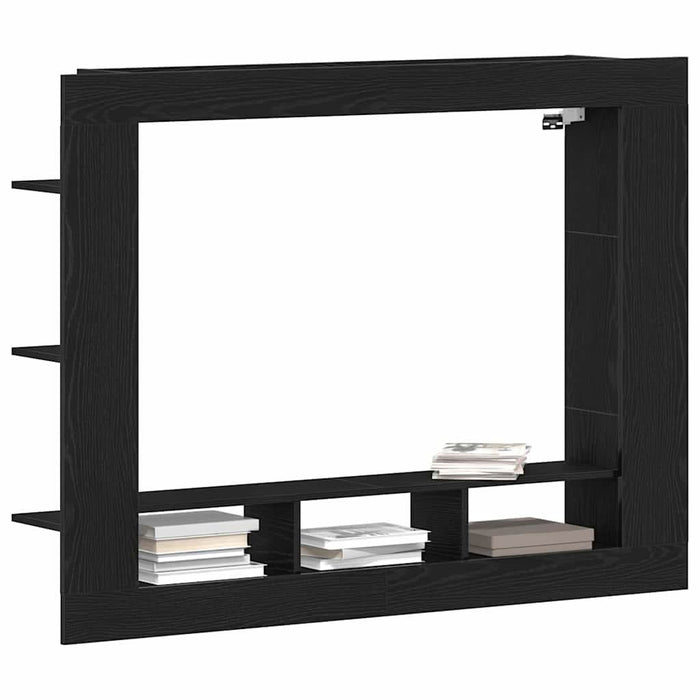 Cabinet TV Stejar negru 152 x 22 x 113 cm Lemn compozit - WALTI WALTI
