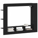 Cabinet TV Stejar negru 152 x 22 x 113 cm Lemn compozit - WALTI WALTI