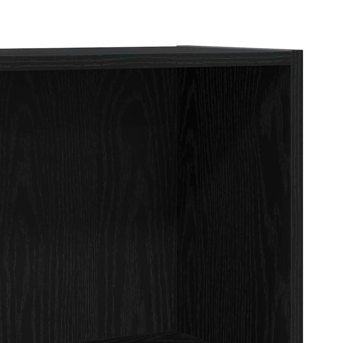 Dulap pentru Cărți Negru 60 x 24 x 76 cm Lemn compozit - WALTI WALTI