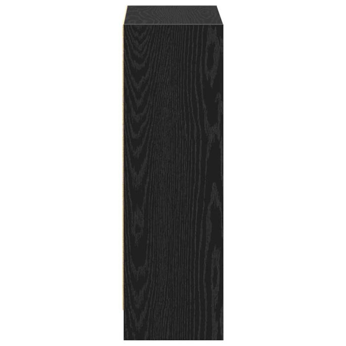 Dulap pentru Cărți Negru 60 x 24 x 76 cm Lemn compozit - WALTI WALTI