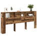 Tablă de pat cu sertar 220 x 18,5 x 104,5 cm Lemn compozit - WALTI WALTI