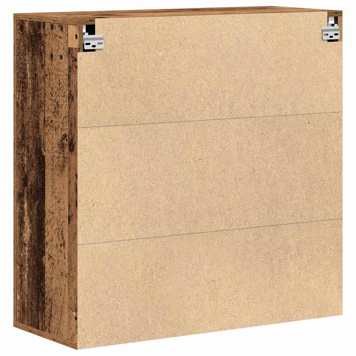Dulap de perete cu ușă Lemn vechi 80 x 33 x 80 cm Lemn compozit - WALTI WALTI
