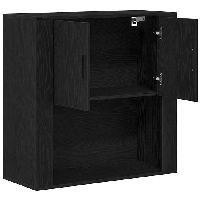 Dulap de perete Stejar negru 80 x 33 x 80 cm Lemn compozit - WALTI WALTI