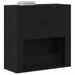 Dulap de perete Stejar negru 80 x 33 x 80 cm Lemn compozit - WALTI WALTI