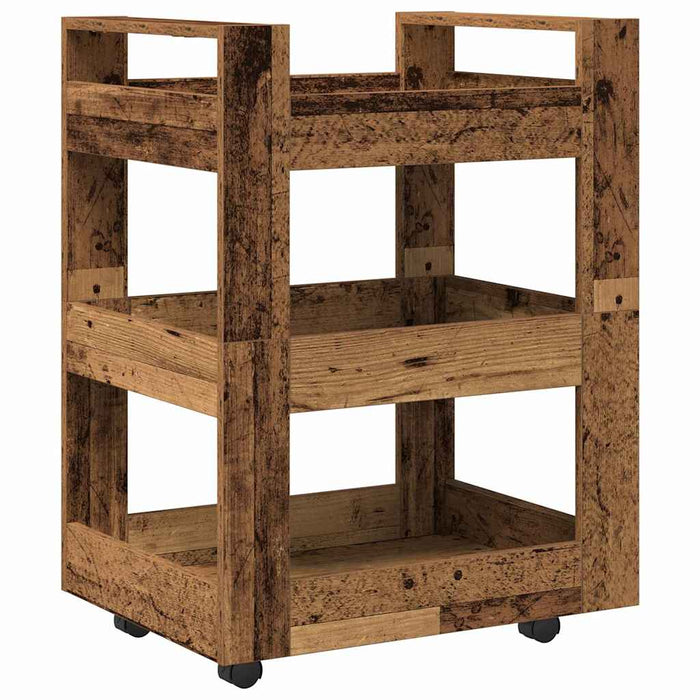 Troler de Bucătărie Lemn vechi 60 x 45 x 80 cm Lemn compozit - WALTI WALTI