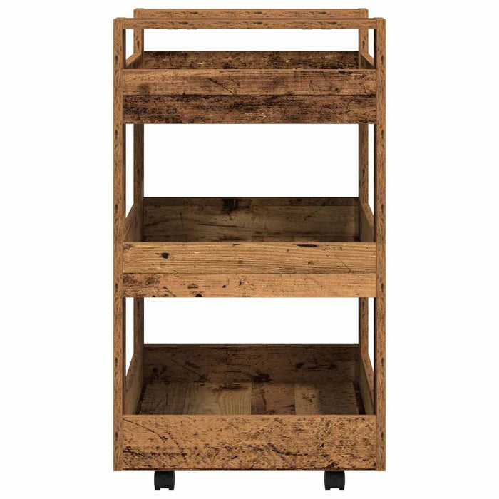 Troler de Bucătărie Lemn vechi 60 x 45 x 80 cm Lemn compozit - WALTI WALTI