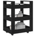 Troler de Bucătărie Stejar negru 60 x 45 x 80 cm Lemn compozit - WALTI WALTI