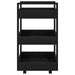 Troler de Bucătărie Stejar negru 60 x 45 x 80 cm Lemn compozit - WALTI WALTI